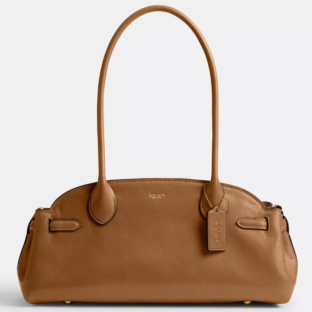 Coach Empire Carryall Bag 34 Brass/ Honey Brown Color
